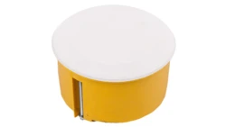 Puszka podtynkowa 70mm regips żółta z pokrywą PO-70F 0204-0N /40szt/