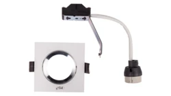 Oprawa punktowa 1x50W GU10 IP20 TESON AL-DTL50 kwadrat aluminium 07371