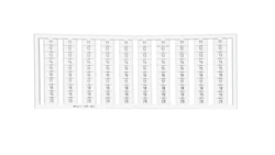 Ramka z oznacznikami 10x 11-20 209-603 /5szt./