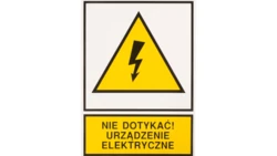 Tabliczka /znak ostrzegawczy/ TZO 148X210S /N.D.U.E./ E04TZ-01011140100 /10szt./