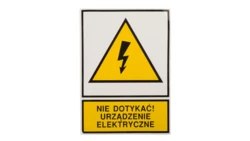 Tabliczka /znak ostrzegawczy/ TZO 105X148S /N.D.U.E./ E04TZ-01011130100 /10szt./