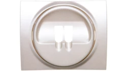 SISTENA LIFE Plakietka gniazda głośnikowego pojedynczego pearl 771500