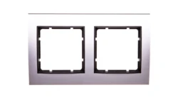 Berker B.3 Ramka aluminium/antracyt podwójna 10123004