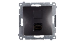 Simon 54 Gniazdo HDMI antracyt DGHDMI.01/48