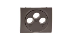 SISTENA LIFE Plakietka gniazd RTV/SAT choco 771273