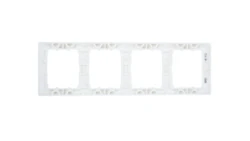 SISTENA LIFE Ramka poczwórna pionowa arctic 771008