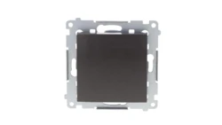 Simon 54 Łącznik jednobiegunowy, szybkozłącza, antracyt DW1.01/48