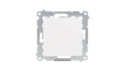 Simon 54 Łącznik jednobiegunowy, szybkozłącza, biały DW1.01/11