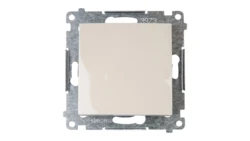 Simon 54 Łącznik jednobiegunowy, szybkozłącza, kremowy DW1.01/41