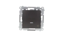 Simon 54 Łącznik krzyżowy z podświetleniem, szybkozłącza, antracyt DW7L.01/48