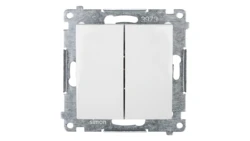 Simon 54 Łącznik świecznikowy, szybkozłącza, biały DW5.01/11