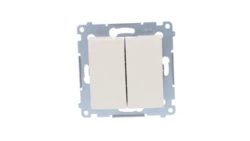 Simon 54 Łącznik świecznikowy, szybkozłącza, kremowy DW5.01/41