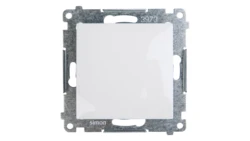 Simon 54 Przycisk pojedynczy biały DP1A.01/11