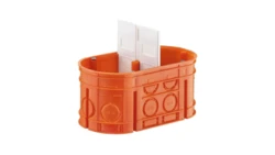 Puszka podtynkowa podwójna 60mm pomarańczowa M2x60F Multiwall 33160008