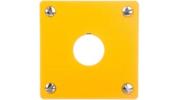 Płyta czołowa do montażu podtynkowego 1-otwór (żółta) 22mm M22-EY1 216542