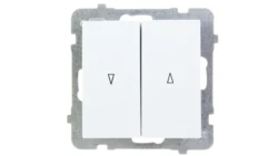 AS Łącznik żaluzjowy biały ŁP-7G/m/00