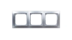 IMPRESJA Ramka potrójna srebrna R-3Y/18