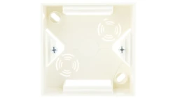 AS Puszka natynkowa pojedyncza ecru PNP-1G/27