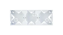 AS Puszka natynkowa potrójna biała PNP-3G/00