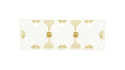 AS Puszka natynkowa potrójna ecru PNP-3G/27