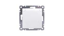 Lumina Gniazdo pojedyncze z/u 16A z klapką IP20 białe WL1120