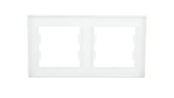 ASFORA Ramka podwójna pozioma biała EPH5800221
