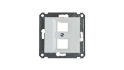 Lumina Płytka podwójna Keystone Jack biała WL2320