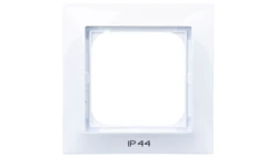 IMPRESJA Ramka pojedyncza do łączników IP44 biała RH-1Y/00
