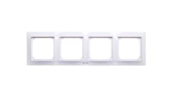 IMPRESJA Ramka poczwórna do łączników IP44 biała RH-4Y/00