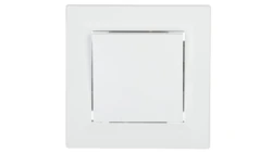 Łącznik Asfora krzyżowy biały z ramką EPH0500121