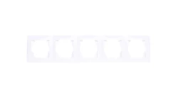 CARLA Ramka pięciokrotna biała 1775-00