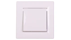 Łącznik Asfora pojedynczy biały z ramką EPH0100121