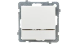 SONATA Łącznik pojedynczy z podświetleniem ecru ŁP-1RS/m/27