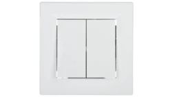 Łącznik Asfora świecznikowy biały z ramką EPH0300121