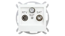 IMPRESJA Gniazdo antenowe RTV-SAT-SAT ecrue GPA-Y2S/m/27