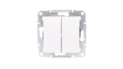 ASFORA Łącznik świecznikowy bez ramki biały EPH0301421