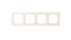 SONATA Ramka poczwórna ecru R-4R/27