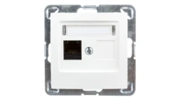 IMPRESJA Gniazdo komputerowe pojedyncze RJ45 kat.5e MMC ecru GPK-1Y/K/m/27