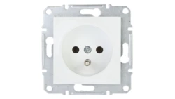 ASFORA Gniazdo pojedyncze z/u bez ramki białe EPH2800721