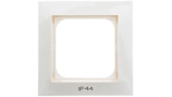 IMPRESJA Ramka pojedyncza do łączników IP44 ecru RH-1Y/27
