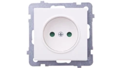 SONATA Gniazdo pojedyncze b/u z przesłonami ecru GP-1RP/m/27