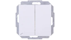 Sentia Łącznik schodowy podwójny 10A biały 1418-10