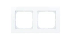 AS Ramka podwójna biała R-2G/00