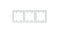 Lumina Soul Ramka potrójna pionowa biała WL5130