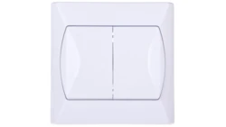 AKCENT Łącznik świecznikowy biały ŁP-2A/00