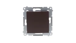 Simon 54 Łącznik pojedynczy, szybkozłącza, brąz mat DW1.01/46