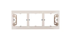 Simon 54 Premium Puszka natynkowa potrójna płytka kremowa DPN3/41