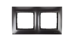Simon 54 Premium Ramka podwójna antracyt DR2/48