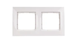 Simon 54 Premium Ramka podwójna biała /do karton-gips/ DRK2/11
