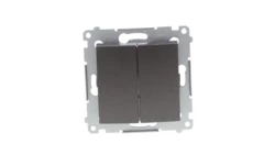 Simon 54 Łącznik świecznikowy, szybkozłącza, antracyt DW5B.01/48